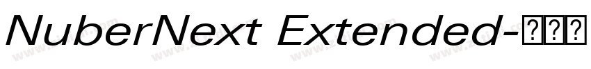 NuberNext Extended字体转换